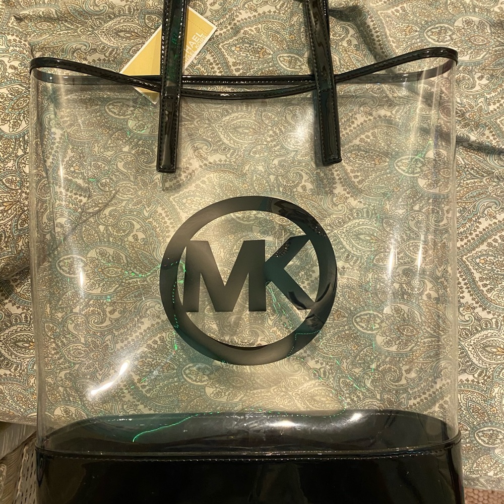 Michael Kors clear tote bag